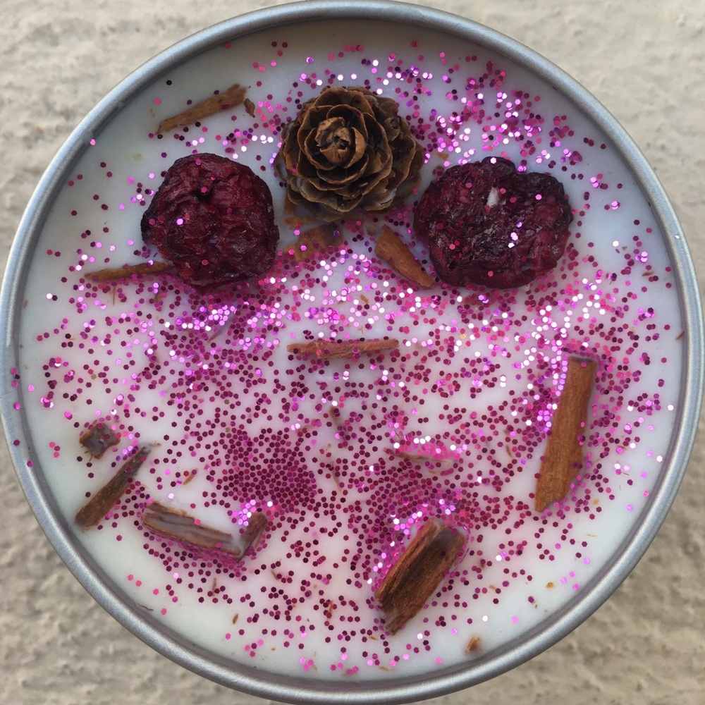 Handmade Soy Wax Candle “Pomegranate Cider”